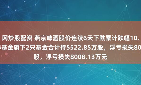 网炒股配资 燕京啤酒股价连续6天下跌累计跌幅10.17%，鹏华基金旗下2只基金合计持5522.85万股，浮亏损失8008.13万元